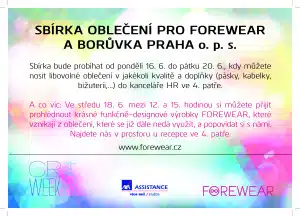 Pozvánka na sbírku oblečení