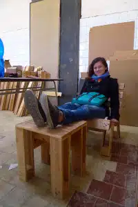 “Dobře se na tom sedí!”